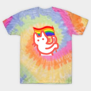 owie waving a pride flag T-Shirt